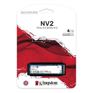 Kingston NV2 4TB M.2 2280 NVMe PCIe Internal SSD Up to 2800 MB/s SNV2S/4000G