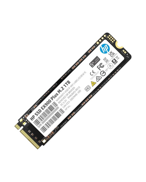 HP EX900 Plus 1TB NVMe SSD - GEN 3.0 X 4 PCIe 8Gb/s 3D NAND M.2 Cache Internal Solid State Drive Up to 3300 MB/s - 35M34AA#ABA