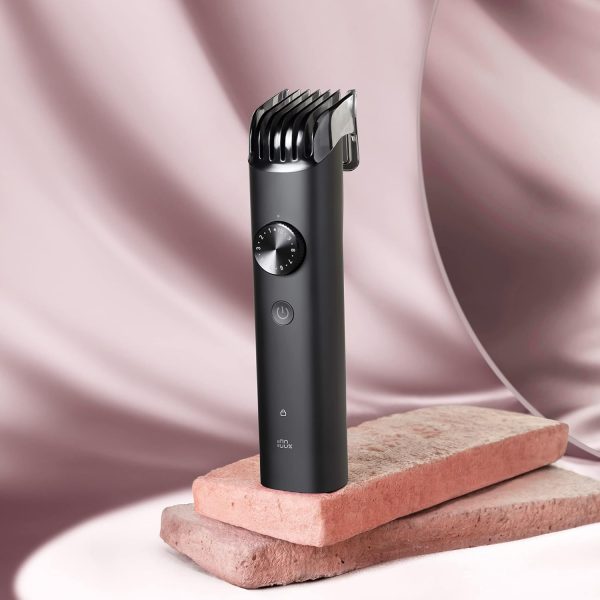 MI Xiaomi Corded + Cordless Beard Trimmer 2 with Type-C Fast Charging, LED Display, Waterproof, 40 Length Settings, Stainless Steel Blades, 90 mins Cordless Runtime, Travel Lock, Black