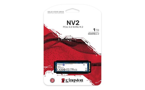 Kingston NV2 1TB M.2 2280 NVMe PCIe Internal SSD Up to 3500 MB/s SNV2S/1000G