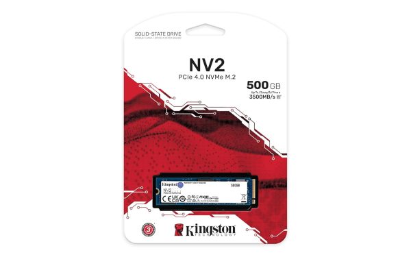 Kingston NV2 PCle 4.0 NVMe M.2 Internal SSD Up 500GB to 3500 MB/s