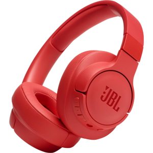 JBL Tune 700BT by Harman, 27-Hours Playtime with Quick Charging, Wireless Over Ear Headphones with Mic, Dual Pairing, AUX & Voice Assistant Support for Mobile Phones (Coral)