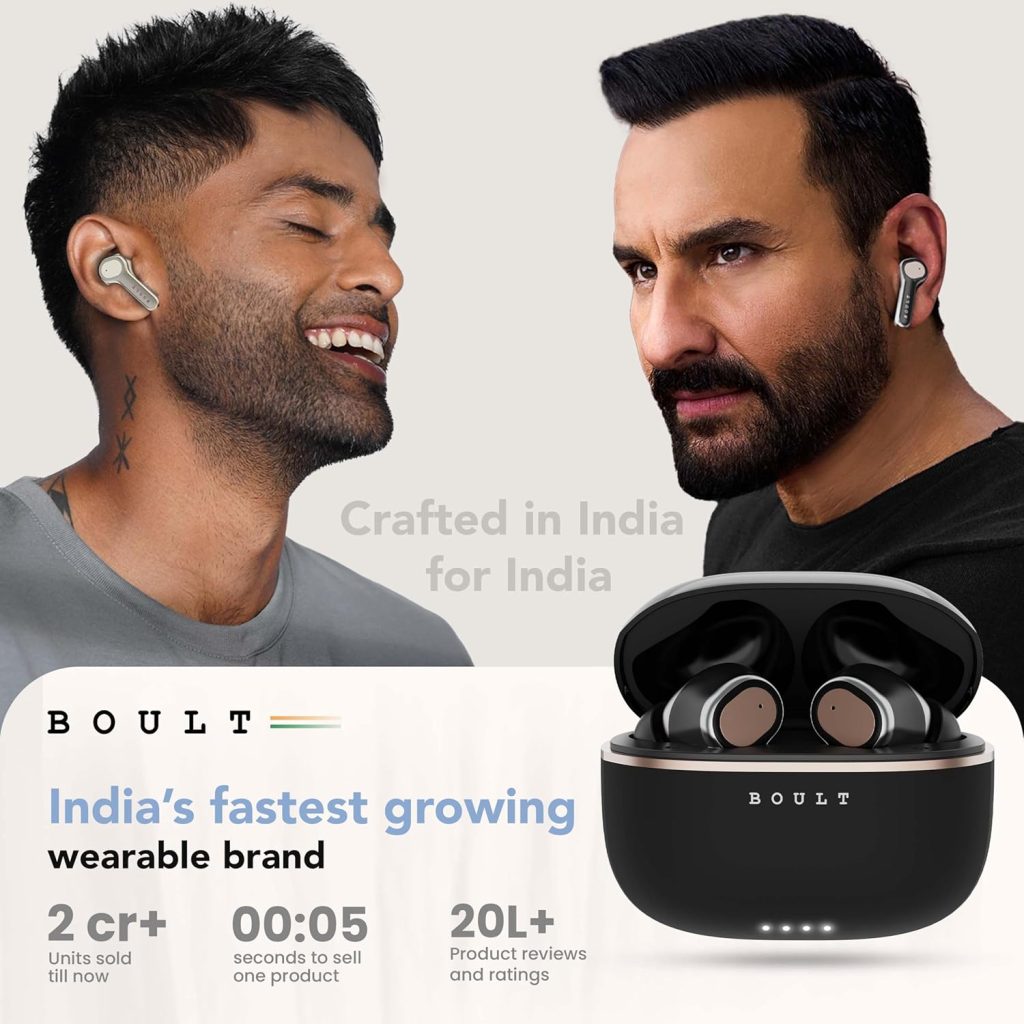 Boult Rover Ultra Boult Z40 Ultra ANC in Ear Earbuds with 100H Playtime, Dual Device ...