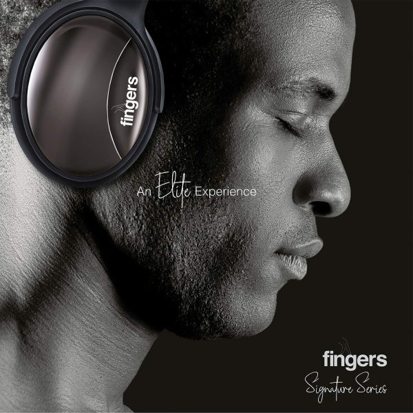 FINGERS Alloy H3 Wireless On-Ear Headset (Signature Series) with 30 hour playback time, Fast Charging and Multi-Functioned [Bluetooth® | FM Radio | MicroSD | AUX]