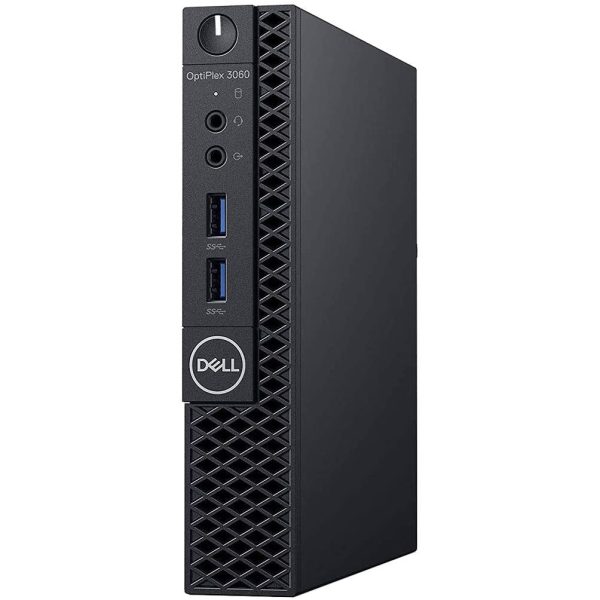 Dell OPTIPLEX 3060 Tiny Desktop (Intel Core i3 8th gen 2.5ghz, 8 GB RAM, 256GB SSD, Windows 11 Pro, MS Office 360/ Intel HD Graphics/USB 3.0, WI-FI, BT, VGA, DP PORT, HDMI, Ethernet) 1 Year warranty.