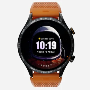 Boult Rover 1.3" HD AMOLED, Free Straps, Bluetooth Calling, Zinc Alloy Frame, 600Nits Smartwatch (Classic Switch Strap, Free Size)