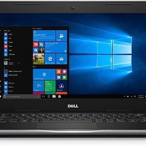 DELL Latitude 3380 Core i5 7th Gen Laptop, 8 GB RAM, 256GB SSD, Intel HD Graphics, 13.3 inch HD Screen, Windows 11 (Upgraded), MS Office, Black, Slim