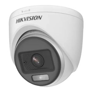 HIKVISION 5Mp/1080p [Built-in Audio Mic | Color Night Vision] Outdoor Wired Color CCTV Camera for Dvr, Ds-2Ce70Kf0T-Pfs White