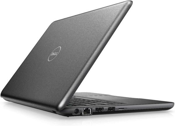 (Refurbished) DELL Latitude 3380 Core i5 7th Gen Laptop, 8 GB RAM, 256 GB SSD, Intel HD Graphics, 13.3 inch HD Screen, Windows 11, MS Office, Black, Slim