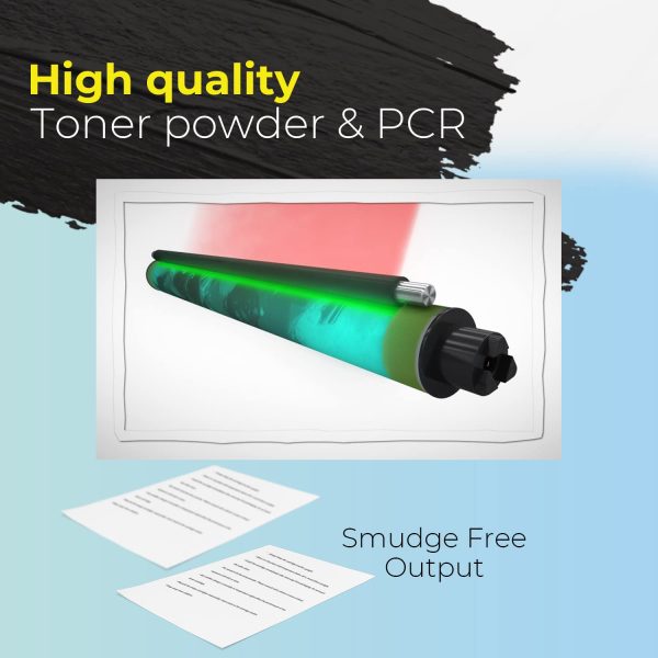 ZEB-LPC2365 Laser Printer Toner Cartridge, 2650 Page Yield, Toner Powder& PCR, high-Resolution Blackness with Excellent Clarity and a Smudge-Free Output.