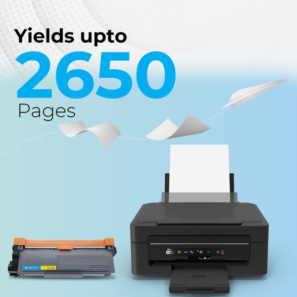 ZEB-LPC2365 Laser Printer Toner Cartridge, 2650 Page Yield, Toner Powder& PCR, high-Resolution Blackness with Excellent Clarity and a Smudge-Free Output.