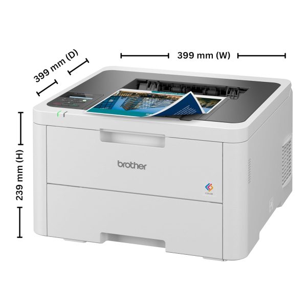 Brother HL-L3220CDW (New Launch) Automatic Duplex Color Laser LED Printer, 1 Line LCD Display, 256 MB Memory, 250 Sheets Paper Tray, USB 2.0, WiFi (Dual Band), WiFi Direct, 18 PPM, Free Installation