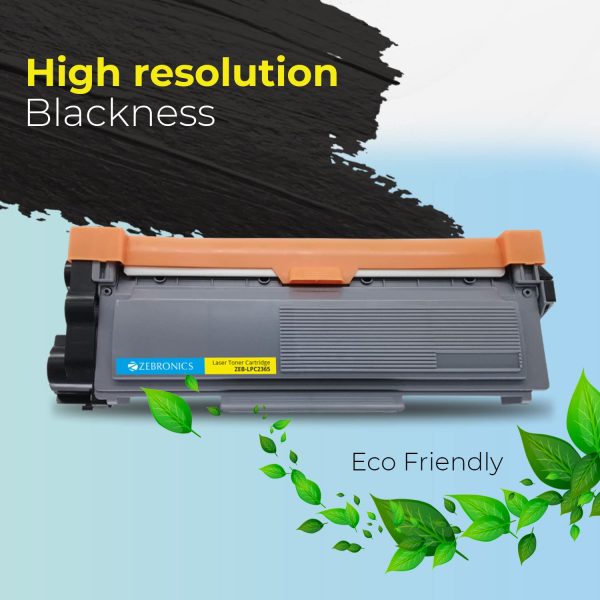 ZEB-LPC2365 Laser Printer Toner Cartridge, 2650 Page Yield, Toner Powder& PCR, high-Resolution Blackness with Excellent Clarity and a Smudge-Free Output.