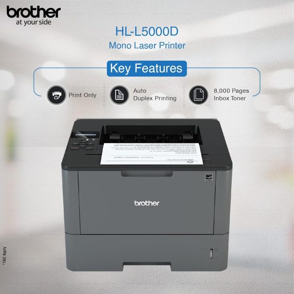 Brother HL-L5000D Business Laser Printer with Auto Duplex Printing