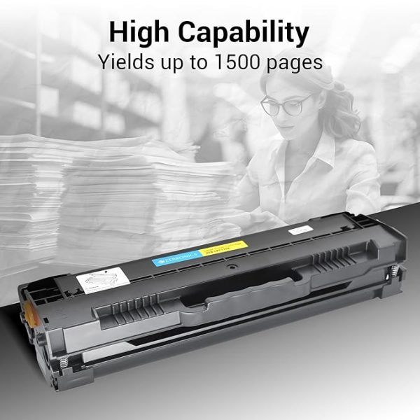 ZEBRONICS LPC110A Black Laser Toner Cartridge with Yield up to 1500 Pages, Compatible with HP Laser 108a, 108w, HP MFP 136a, 136w, 136nw, 138pn, 138pnw, 138p Printer Series (Without Chip)