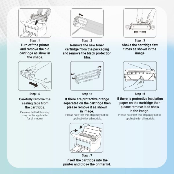 ZEB-LPC2365 Laser Printer Toner Cartridge, 2650 Page Yield, Toner Powder& PCR, high-Resolution Blackness with Excellent Clarity and a Smudge-Free Output.