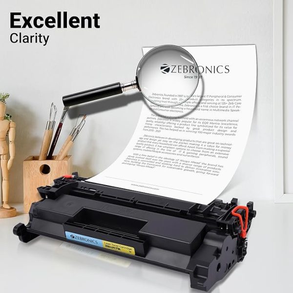 ZEBRONICS LPC77A Black Laser Toner Cartridge (Without Chip) Compatible with HP Laser Jet Pro M304, M305, M404, M405 | HP Laser Jet Pro MFP M329, M429 |HP Laser Jet Enterprise MFP M431f, M407dn Series