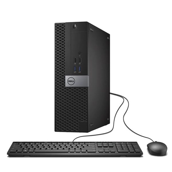 (Refurbished) Dell Optiplex 7040-SFF, Core i7-6700 3.4GHz, 8GB RAM, 256GB Solid State Drive, DVD, Windows 10 Pro 64bit