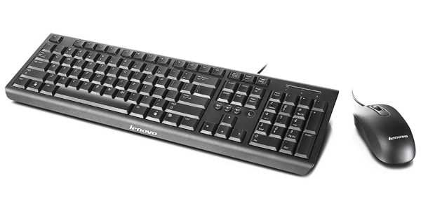 Lenovo KM4802 Wired Keyboard and Mouse