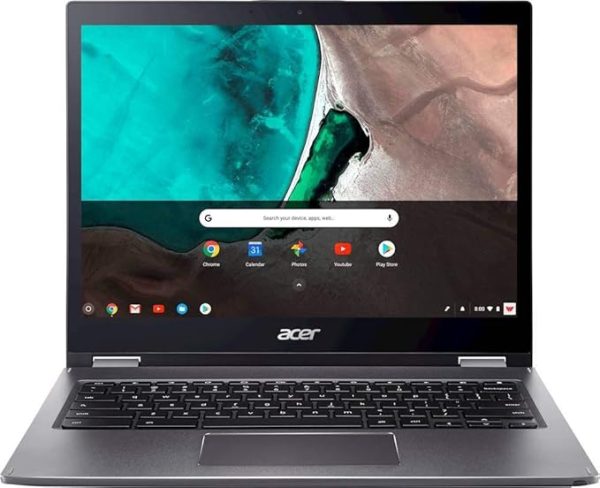 Acer Chromebook Spin 13 CP713-1WN-55Ht 13.5" Touchscreen 2 in 1 Chromebook - 2256 X 1504 - Core i5-8250U - 8 GB RAM - 128 GB Flash Memory - Gray - Chrome OS - Intel UHD Graphics 620 - in-Plane