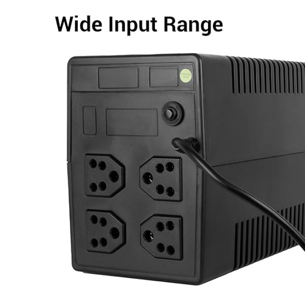 ZEBRONICS U1205 Microcontroller Based UPS with Up-to 1000VA | 600W, Double Boost, Automatic Voltage Regulation, Overload Protection, Auto Restart, Generator Compatible, for Office Computers | Home PC