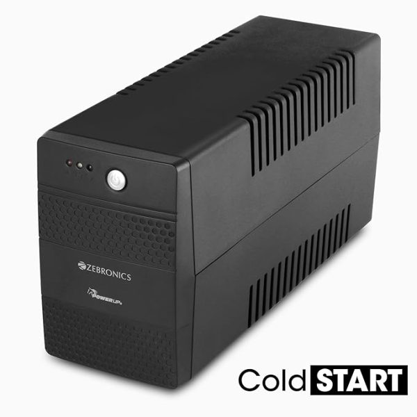 ZEBRONICS U735 600VA/360W Microcontroller Based UPS for Office Computers | Home PC with Auto Restart, Generator Compatible, Boost & Buck AVR, Built-in Protection, (Not for Routers)