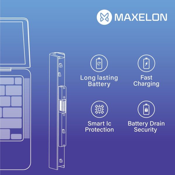 Maxelon Replacement T54FJ Laptop Battery for Dell Latitude E6420 E6430 E6440 E6540 E5420 E5430 E5520 E5530 E6530; Inspiron 14R 5420 15R 5520 7520 17R 5720 7720 P/N: 8858X M5Y0X T54F3 X57F1