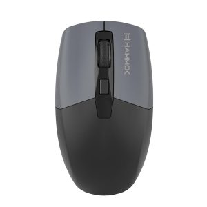 HAMMOK MYRA Bluetooth Mouse, Wireless Computer Mouse for MacBook Air Mac Pro Laptop iPad PC Laser Optical Mouse Mini Slim Silent Mouse Widely Used Desktop, PC, Laptop, Computer (Black)