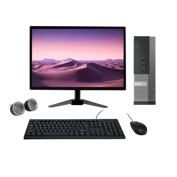 (Refurbished) Dell Optiplex 19" HD All-in-One Desktop Computer Set (Intel i5 3rd Gen| 8 GB RAM| 500 GB HDD| 19" HD LED Monitor| KB & Mouse| Speakers| WiFi| Windows 11 Pro| MS Office 365)