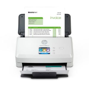 HP ScanJet Pro N4000 snw1 (6FW08A) 40ppm Wi-Fi/USB Color Duplex Scanner with Control Panel for Documents, Photos, Receipts, and Cards. TWAIN/ISIS drivers included