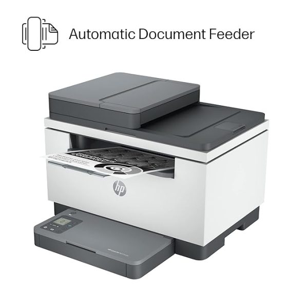 HP Laserjet MFP M233sdw Printer: Print, Copy, Scan Multiple Page with ADF, Fastest Two-Sided Printing, Lightning Print Speed of 30ppm(Letter/29ppm(A4), Ethernet, Self Reset Dual Band WiFi, Gray White