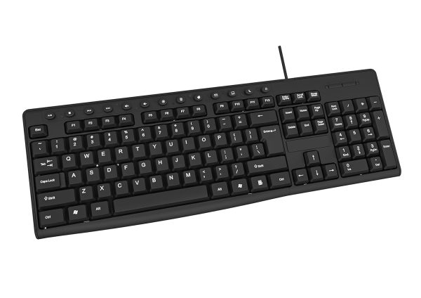 Hammok Stopm Multimedia Keyboard Wired USB Desktop Keyboard  (Black) - Image 4