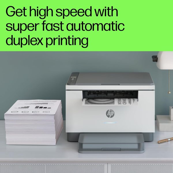 HP Laserjet MFP M233dw Printer, Wireless, Print, Copy, Scan, Hi-Speed USB 2.0, Ethernet, Bluetooth LE, Up to 30 ppm, 150-sheet Input Tray, Auto Duplex Printing, Black and White, 6GX04A