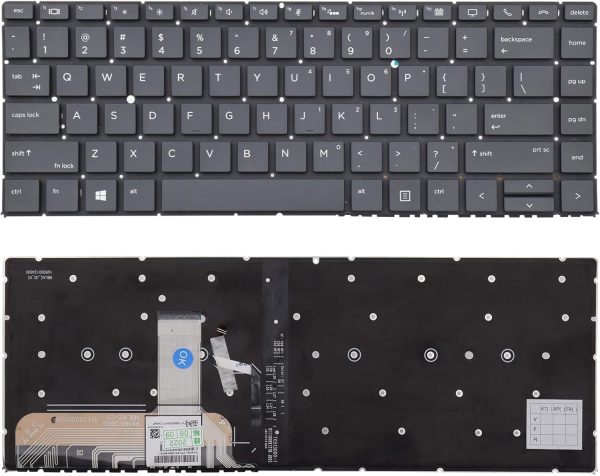 Backlight Keyboard Compatible with HP Elitebook 1040 G4 1050 G1 and EliteBook X360 1040 G5 1040 G6 Series Laptop