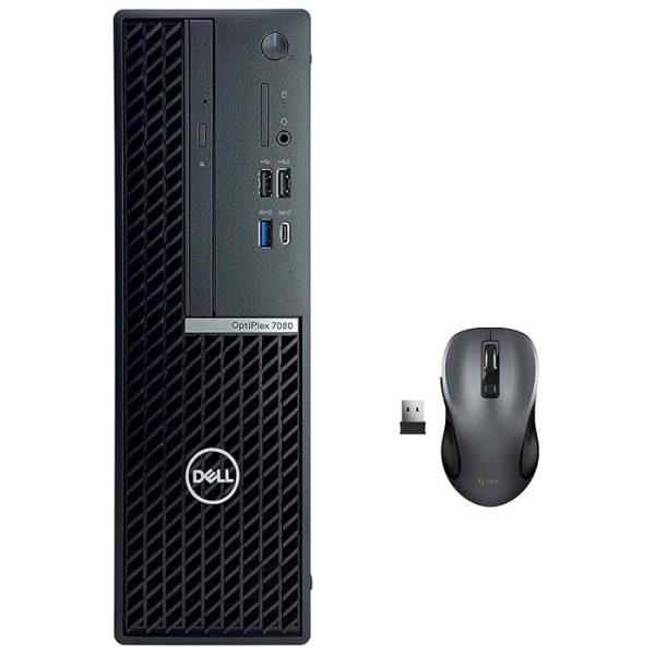 (REFURBISHED) Dell OptiPlex 7080 SFF Small Form Factor Desktop Computer - 10th Gen Intel Core i7-10700 8-Core up to 4.80 GHz CPU, 32GB RAM, 1TB Solid State Drive, Intel UHD Graphics 630, Windows 11 pro