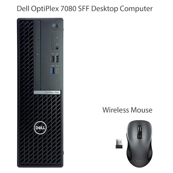 (REFURBISHED) Dell OptiPlex 7080 SFF Small Form Factor Desktop Computer - 10th Gen Intel Core i7-10700 8-Core up to 4.80 GHz CPU, 32GB RAM, 1TB Solid State Drive, Intel UHD Graphics 630, Windows 11 pro