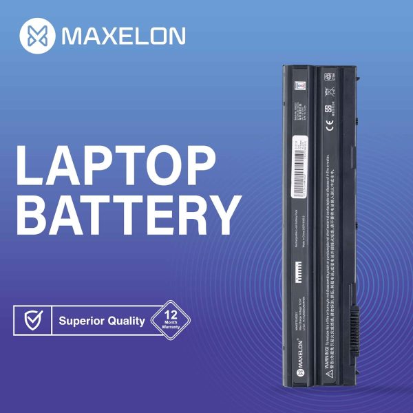 Maxelon Replacement T54FJ Laptop Battery for Dell Latitude E6420 E6430 E6440 E6540 E5420 E5430 E5520 E5530 E6530; Inspiron 14R 5420 15R 5520 7520 17R 5720 7720 P/N: 8858X M5Y0X T54F3 X57F1