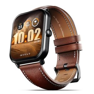 Boult Dive+ with Mega 1.85" HD Display, Bluetooth Calling Smartwatch, 500 Nits Brightness, 7 Days Battery Life, 150+ Watch Faces, 100+ Sport Modes, IP68 Waterproof Smart Watch (Tan)