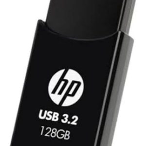 HP 712w 128GB USB 3.2 Flash Drive- Black