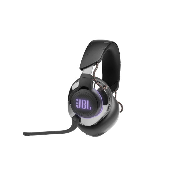 JBL Quantum 810 Wireless Over Ear Gaming Headset with Mic, ANC, 50mm Neodymium Drivers, 43H Playtime, Low Latency, Dual Surround Sound, Boom Mic, 2.4GHz Wireless Dongle, Discord-certified Dial (Black)