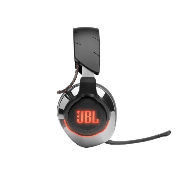 JBL Quantum 810 Wireless Over Ear Gaming Headset with Mic, ANC, 50mm Neodymium Drivers, 43H Playtime, Low Latency, Dual Surround Sound, Boom Mic, 2.4GHz Wireless Dongle, Discord-certified Dial (Black)