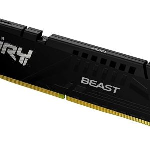 Kingston Technology Fury Beast Black 32GB 5200MT/s DDR5 CL40 XMP 3.0 Ready Computer Memory Single Module KF552C40BB-32