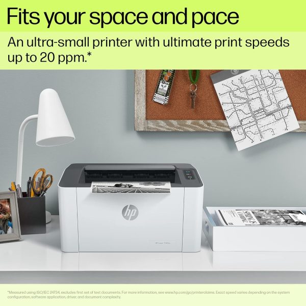 HP Laser 1008W Monochrome Laser Printers,Wireless,Single Function,Print,Hi-Speed USB 2.0Up to 21 Ppm,150-Sheet Input Tray,100-Sheet Output Tray,10,000Page Duty Cycle,1Year Warranty,Black&White,714Z9A