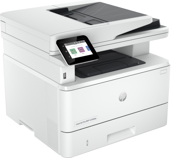 HP MFP 4104fdw Multi-function Monochrome Laser Printer with Voice Activated Printing Google Assistant (Toner Cartridge)