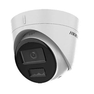 HIKVISION 1080p/2MP Smart Dual-Light Network Indoor IP Dome CCTV Camera Built-in Wireless Microphone for Nvr + Ip67 & Human and Vehicle Detection (Ds-2Cd1323G2-Liu) + Rj45, White