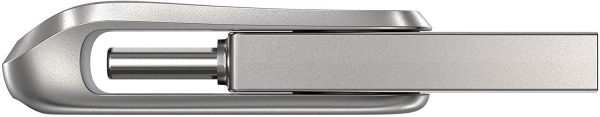 SanDisk Ultra Dual Drive Luxe Type-C 1TB, OTG, Upto 400MB/s, Pendrive, Silver, 5Y Warranty (SDDDC4-1T00-I35)