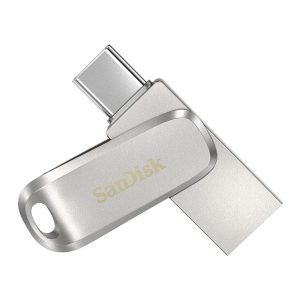 SanDisk Ultra Dual Drive Luxe Type-C 64GB, OTG, Upto 400MB/s, Pendrive, Silver, 5Y Warranty (SDDDC4-064G-I35)