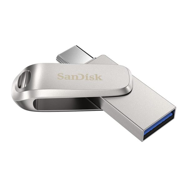 SanDisk Ultra Dual Drive Luxe Type-C 32GB, OTG, Upto 150MB/s, Pendrive, Silver, 5Y Warranty (SDDDC4-032G-I35)
