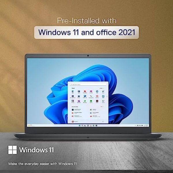 (Refurbished) Dell 15 Thin & Light Laptop, Intel Core i5-1235U Processor/16GB DDR4 + 512GB SSD/Intel UHD Graphics/15.6" (39.62cm) FHD Display/Win 11 + MSO'21/15 Month McAfee/Carbon Black/Spill Resistant KB/1.69kg