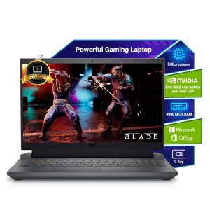 (Refurbished) Dell {Smartchoice} G15-5530 Core i5-13450HX| NVIDIA RTX 3050, 6GB (16GB RAM|1TB SSD, FHD|Window 11|MS Office' 21|15.6" (39.62cm)|Dark Shadow Grey|2.65Kg|Gaming Laptop